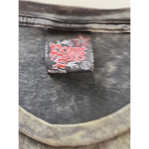 Vintage Y2K Point Zero T-Shirt Mens Small Affliction Grunge Emo Skater Tie Dye - Picture 10 of 11